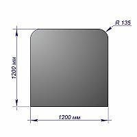   Лист напольный 1200*1200*1,5 R135 антрацит