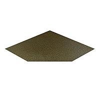   Лист напольный угловой 1100*1100*1,5 бронза