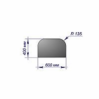   Лист предтопочный 400*600*1 R135 бронза