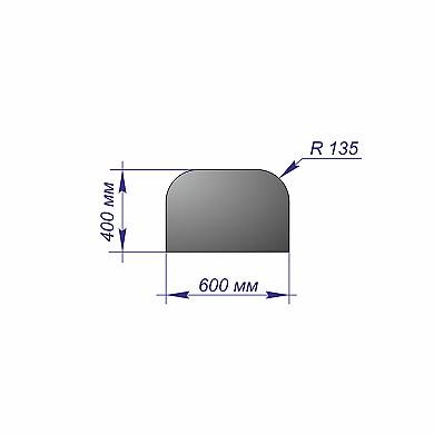  Лист предтопочный 400*600*1 R135 бронза - 