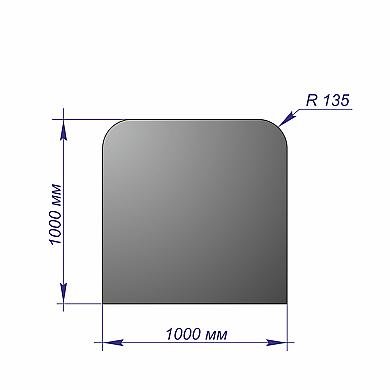  Лист напольный 1000*1000*1,5 R135 медь - 