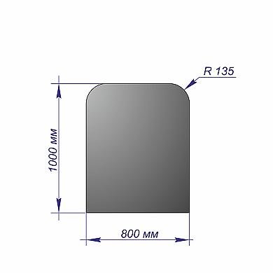  Лист напольный 1000*800*1,5 R135 медь - 