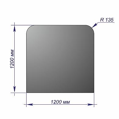  Лист напольный 1200*1200*1,5 R135 медь - 