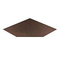   Лист напольный угловой 1100*1100*1,5 медь