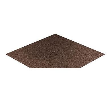  Лист напольный угловой 1100*1100*1,5 медь - 