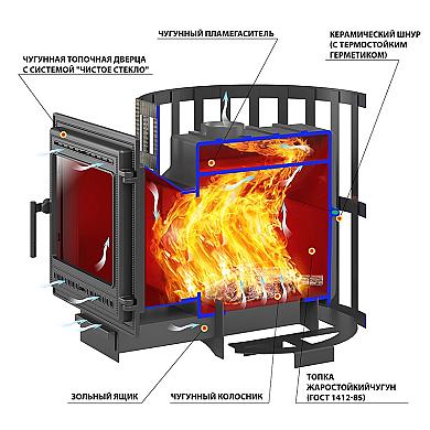 Везувий Легенда Ретро Ковка 24 (505) L-280 - 