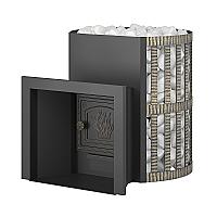 Печь для бани Везувий газо-дровяная СКИФ Ковка 18 (ДТ-3)