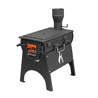 Везувий "Travel" (из чугуна) на подставке - 