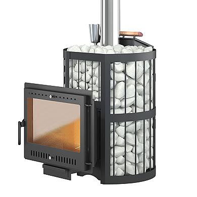 Этна Стандарт 18 (Панорама) "М" Закрытая каменка - 