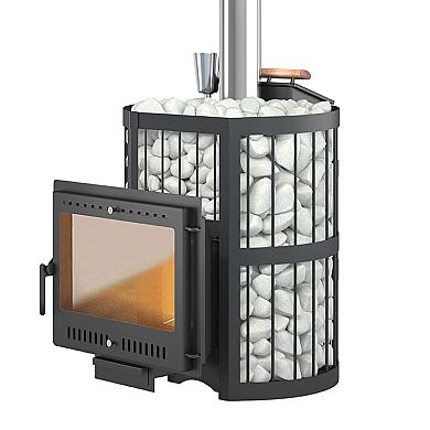 Этна Стандарт 24 (Панорама) "М" Закрытая каменка - 