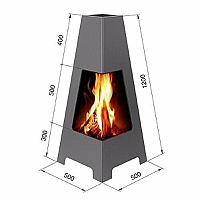 Костровая чаша Везувий Садовый камин