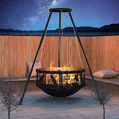 Везувий Фантастик Ø 700 Антик (чаша + подставка антик + крышка) - 