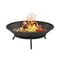 Чугунная костровая чаша Везувий Фантастик Ø 1000 на подставке (чаша + подставка)