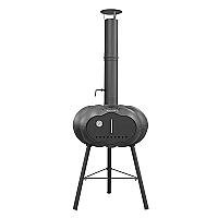 Печь для пиццы Везувий (из чугуна) с чугунной вставкой