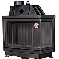 Каминная топка Экокамин Альфа 800 RB два стекла правая