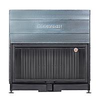 Каминная топка Экокамин ВЕГА 1600 PB чёрный шамот подовое горение