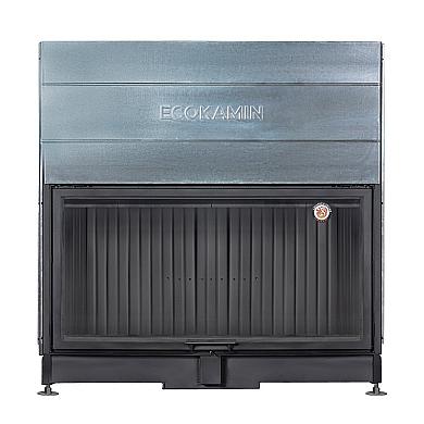 Экокамин ВЕГА 1600 PB чёрный шамот подовое горение - 