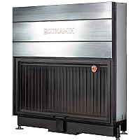 Каминная топка Экокамин ВЕГА 1600 PB чёрный шамот подовое горение