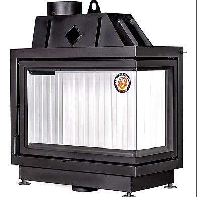 Экокамин Альфа 800 R два стекла правая - 