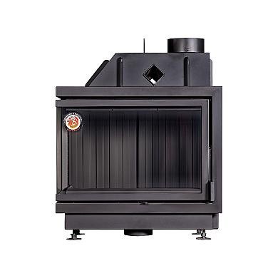 Экокамин Альфа 800 LB два стекла левая - 