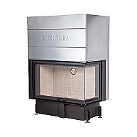 Каминная топка Экокамин ДЕЛЬТА 1000 R два стекла принтинг правая