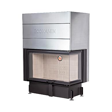 Экокамин ДЕЛЬТА 1000 R два стекла принтинг правая - 