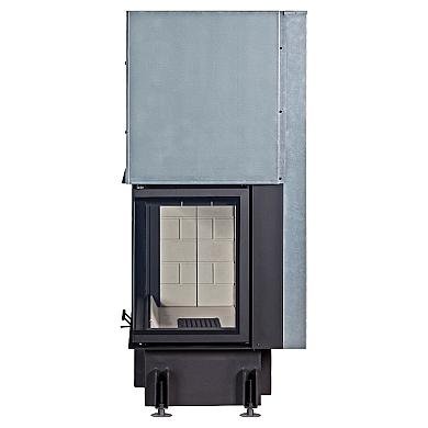 Экокамин ДЕЛЬТА 1000 R два стекла принтинг правая - 