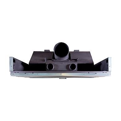 Экокамин ВЕГА 1600 PB чёрный шамот подовое горение - 