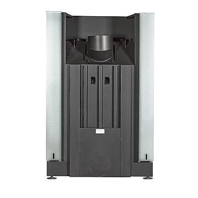 Экокамин ДЕЛЬТА 1200х800х450 PB три стекла подовая черный шамот - 