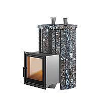 Печь для бани Эверест "Steam Master" 30 НЕРЖ. (227М) Ламель Амфиболит, S-20