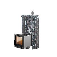 Печь для бани Эверест "Steam Master" 24 НЕРЖ. (226М) Ламель Амфиболит, S-20