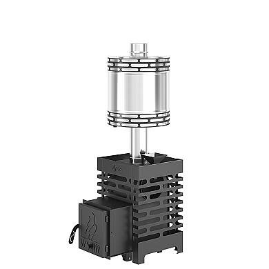 ASTON 12 с баком на трубе 50л Ø115 (AISI 439) (круглый) - 