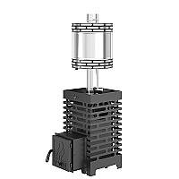 Печь для бани ASTON 16 с баком на трубе 50л Ø115 (AISI 439) (круглый)