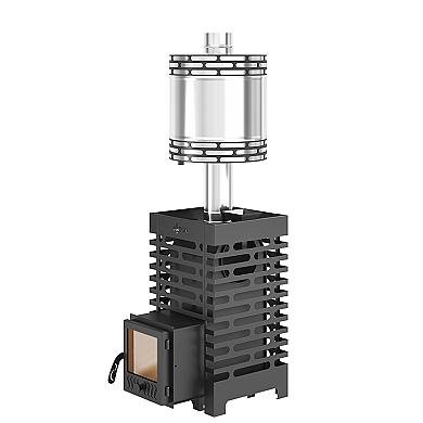 ASTON 16 стекло с баком на трубе 50л Ø115 (AISI 439) (круглый) - 