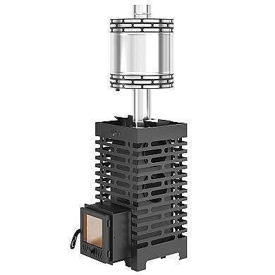 ASTON 20 стекло с баком на трубе 50л Ø115 (AISI 439) (круглый) - 