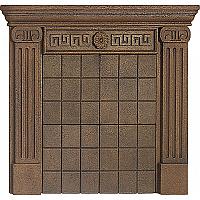 Портал для печей LK "КОЛОННА" Коричневый