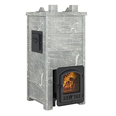 Эверест Легкий пар Профи каменка из нерж. стали, Талькохлорит, S-50 мм - 