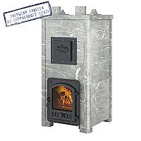 Печь для бани Эверест Легкий пар Профи каменка из нерж. стали, Талькохлорит, S-50 мм Б/В