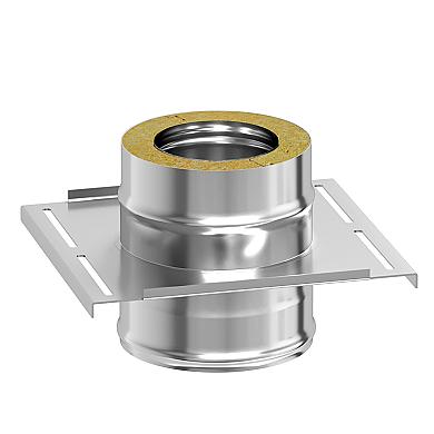Везувий Площадка монтажная (AISI 304 0,8/430 0,5) д.120х200, 300*300мм - 