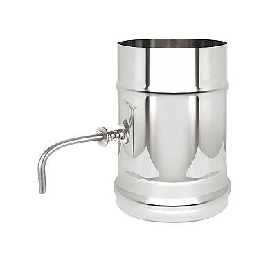 Везувий Шибер поворотный (AISI 304 0,8) д.120 - 