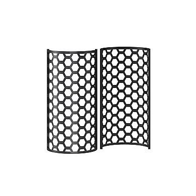 Везувий Сетка для камней на трубу "СОТЫ" Эмаль Черная, L-500 - 