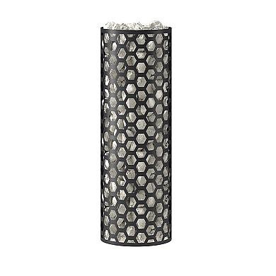 Везувий Сетка для камней на трубу "СОТЫ" Эмаль Черная, L-750 - 