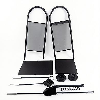  Дровница EVEREST H100-B-B черный - 