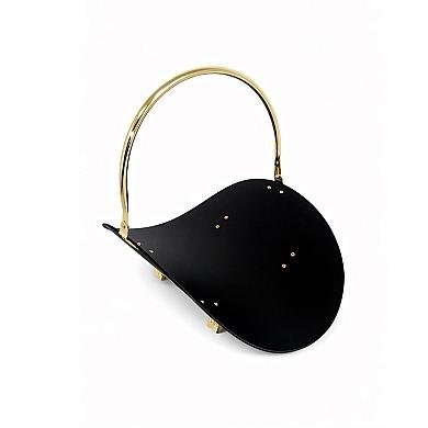  Дровница EVEREST Н001-PВ латунь/черный - 