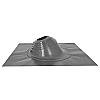 Везувий Проходка кровли№ 6 (д.150-300мм, 730х600мм) угл, силикон, Графит - 
