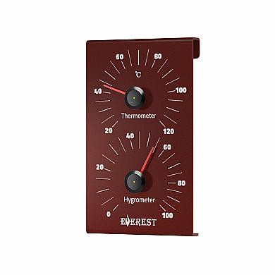 Эверест Термогигрометр  алюминий DARK BROWN (TG-30) - 