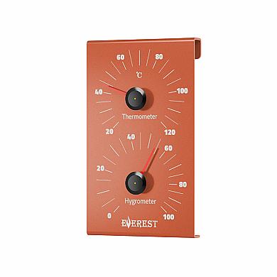 Эверест Термогигрометр  алюминий ORANGE (TG-27) - 