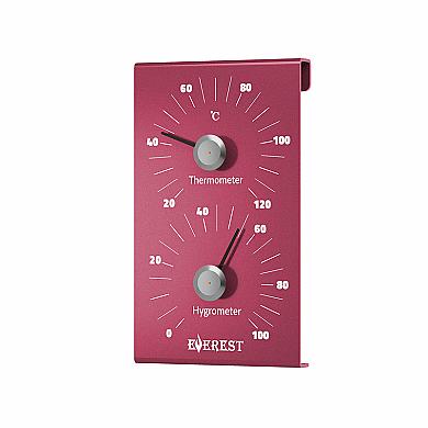 Эверест Термогигрометр  алюминий RED (TG-26) - 