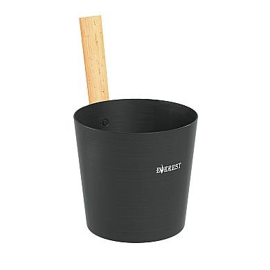 Эверест Шайка  5л, алюминий BLACK (TG-50) - 