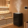Эверест Черный Кристалл с парогенератором 15кВт (Black Crystal) с пультом - 